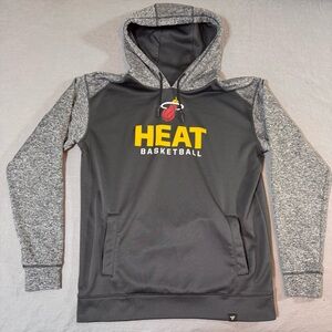 Fanatics Miami Heat Basketball Men’s Hoodie Sz Medium Gray